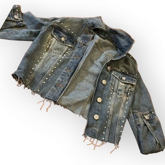 Aeropostale Jackets & Blazers - 🔖Final Sale |Aeropostale 90's Bling Jean Jacket